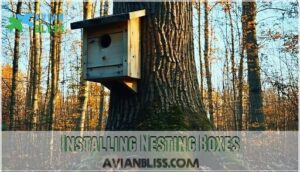 installing nesting boxes