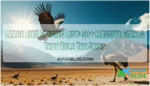 large bird species list