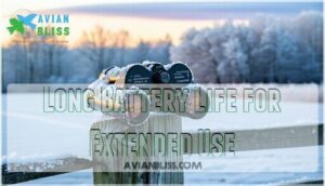 long battery life for extended use