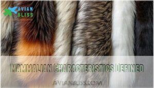 mammalian characteristics defined