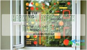 marking windows with decals or paint marking windows with decals or paint