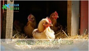 minimum age for egg laying