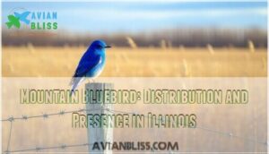 mountain bluebird: distribution and presence in illinois