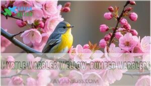 myrtle warbler (yellow-rumped warbler)