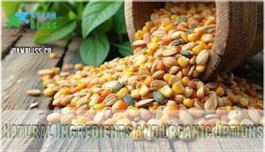 natural ingredients and organic options