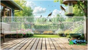 no mess bird food for decks