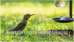 northern flicker ground foraging