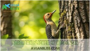 northern flicker in wisconsin