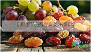 nutritional value raisins