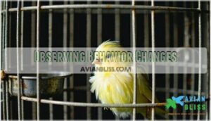 observing behavior changes