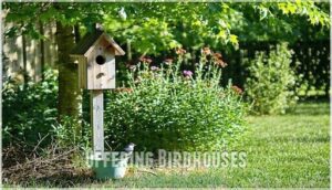 offering birdhouses