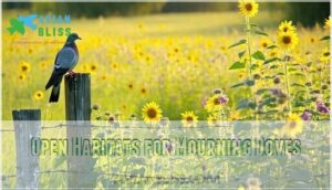 open habitats for mourning doves