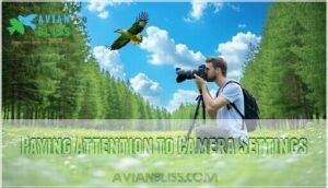 paying attention to camera settings