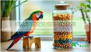pelleted bird food benefits
