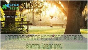 photographing backyard birds in south carolina
