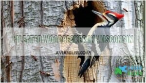 pileated woodpecker in wisconsin