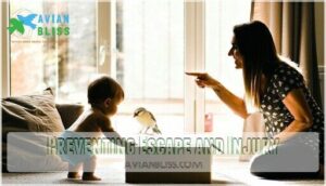 preventing escape and injury