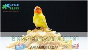 processed snacks and junk food