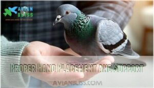 proper hand placement and support proper hand placement and support