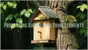 protecting birdhouses from elements