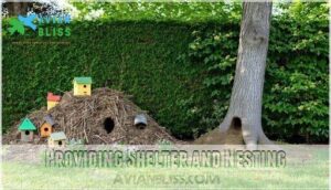 providing shelter and nesting