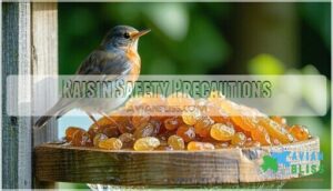 raisin safety precautions