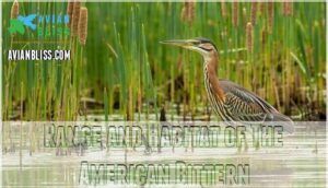 range and habitat of the american bittern