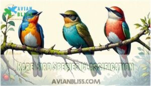 rare bird species classification