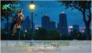 rats and small birds