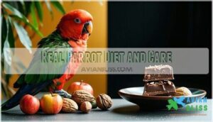 real parrot diet and care