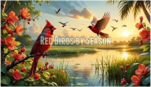 red birds by season red birds by season