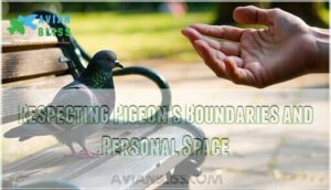 respecting pigeon's boundaries and personal space respecting pigeon's boundaries and personal space