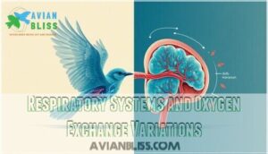 respiratory systems and oxygen exchange variations