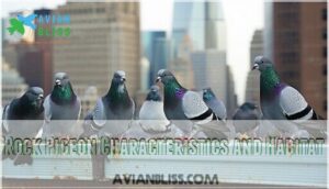 rock pigeon characteristics and habitat