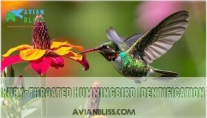 ruby-throated hummingbird identification