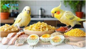 safe foods for cockatiels