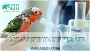 saline as preferred nebulizing fluid