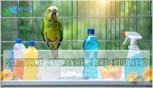 sanitizing environment and equipment