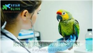 seeking veterinary attention seeking veterinary attention