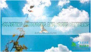 selecting autofocus and focus patterns