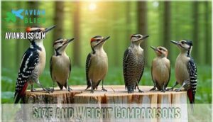 size and weight comparisons