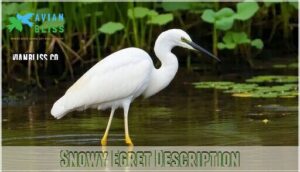 snowy egret description