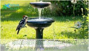 solar bird bath fountain pump
