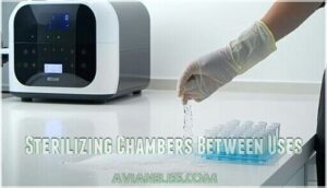 sterilizing chambers between uses