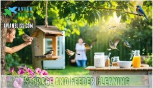 storage and feeder cleaning