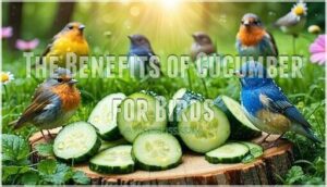 the benefits of cucumber for birds