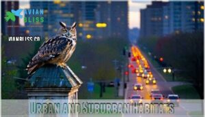 urban and suburban habitats