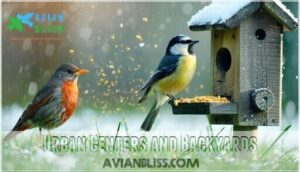 urban centers and backyards