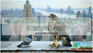 what do hawks eat in the city