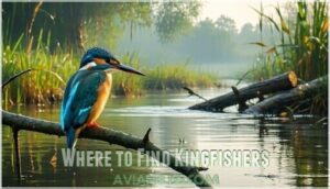 where to find kingfishers